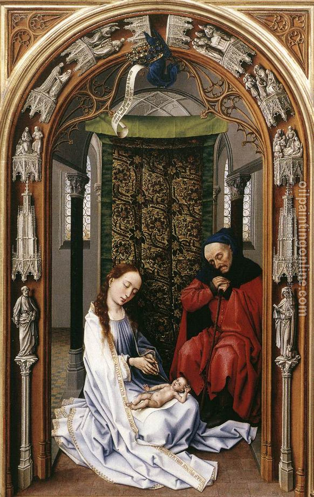 Weyden, Rogier van der - Miraflores Altarpiece-left panel